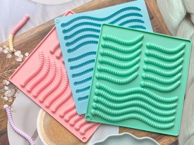 Molde silicona orugas